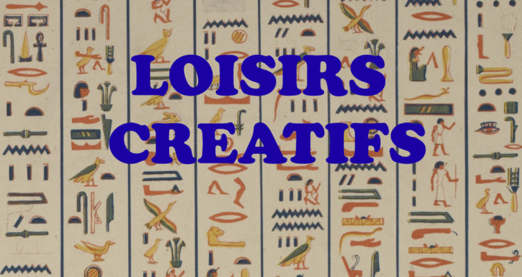 Loisirs créatifs sur le thème de l'Egypte antique