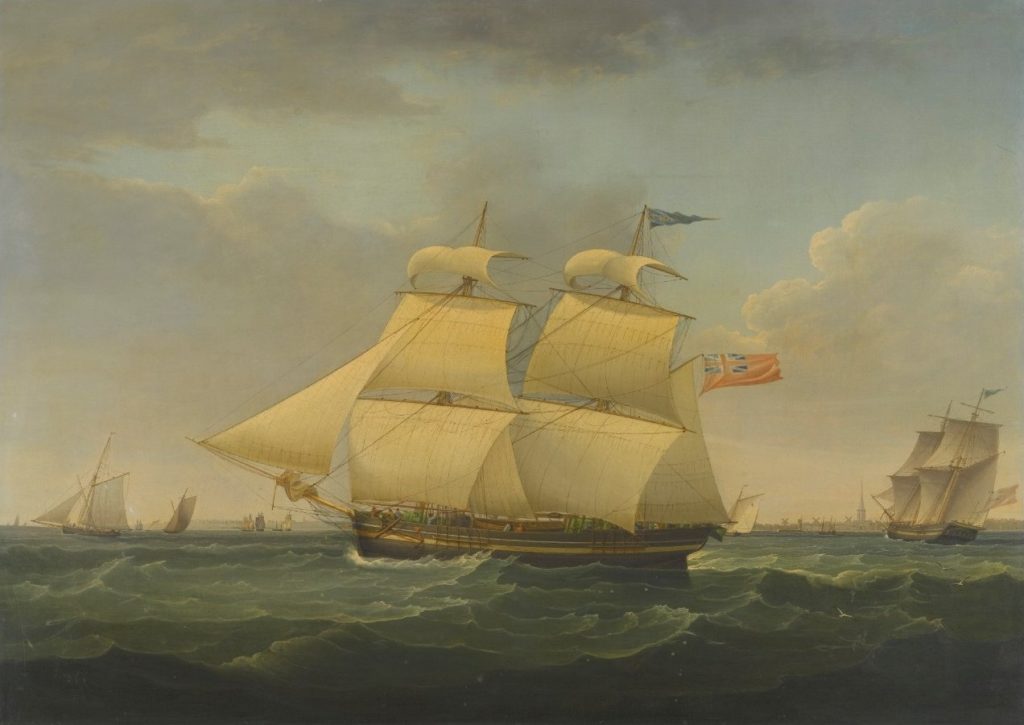 La Beatrice, navire battant pavillon britannique, disparut en mer en 1838 avec son précieux chargement.