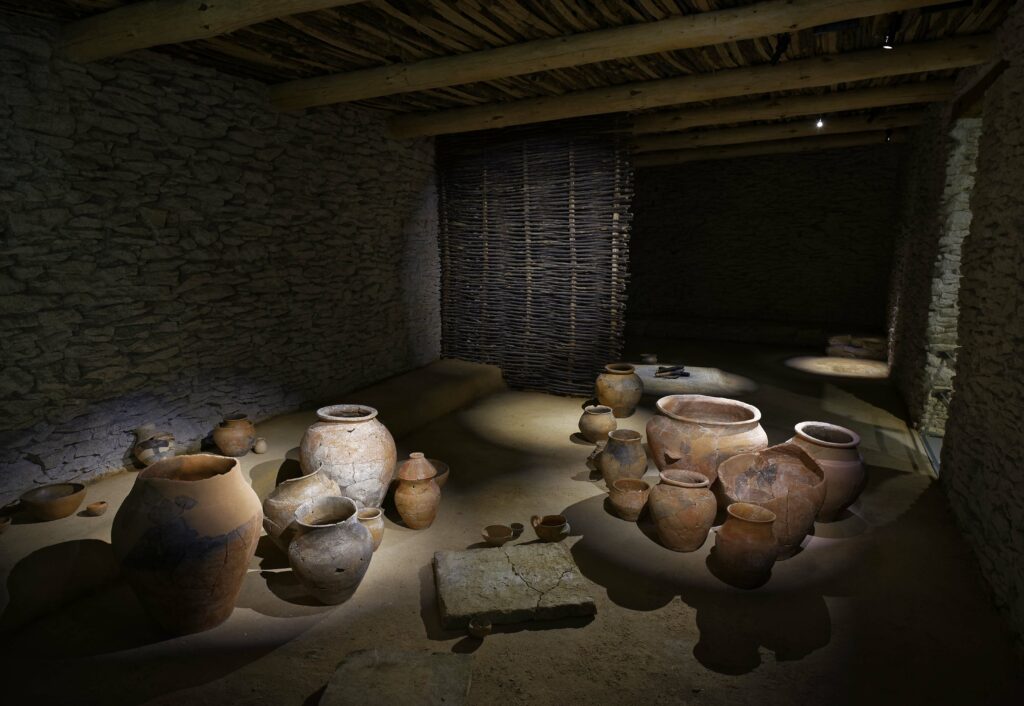 Musée de la Romanité, Nîmes (30), Maison gauloise dite de Gailhan
